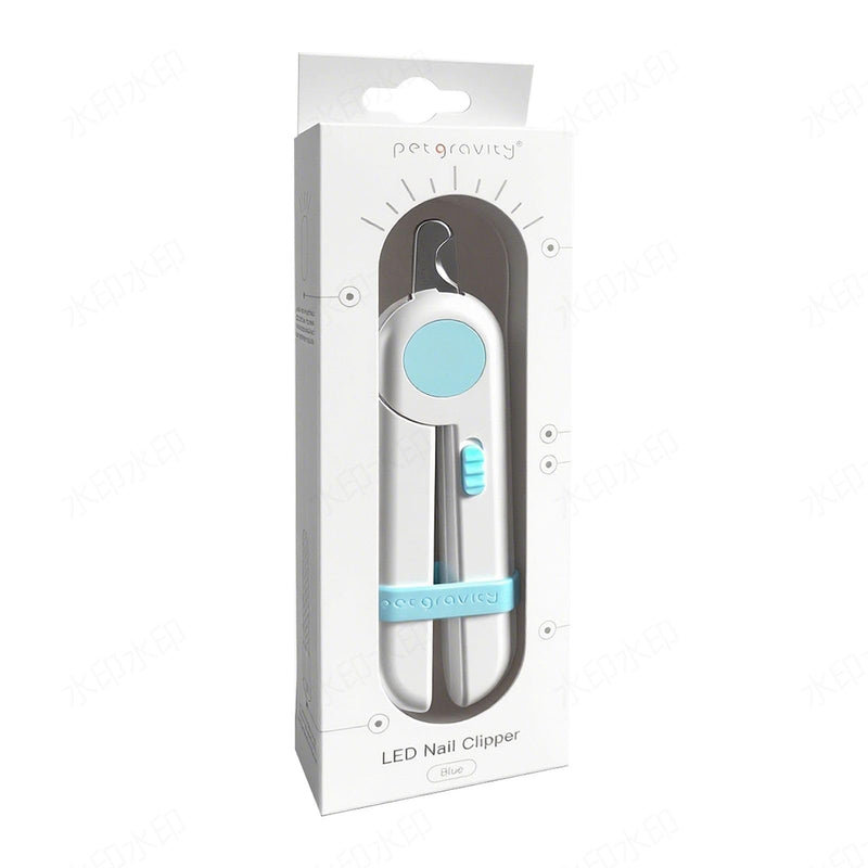 Pet Nail Clippers with Light - Safe Trimming for Cats & Dogs, Illuminates Quick to Prevent Overcutting, Includes Nail File for Thick Nails - PawsPlanet Australia