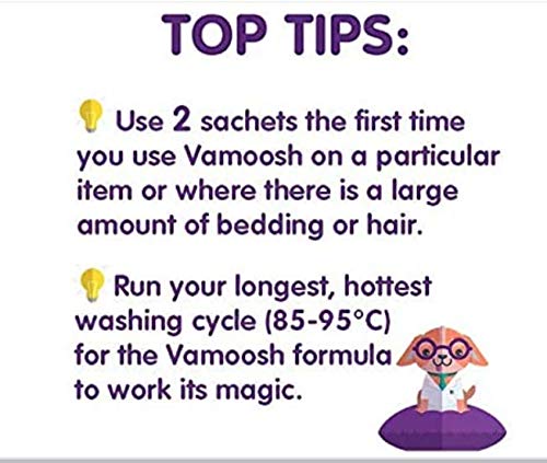 Vamoosh Pet Hair Dissolver 3 x 100g (1 box) Pet Hair Remover for Washing Machines – Dissolves dog hair, cat hair, horse hair etc in the laundry - PawsPlanet Australia