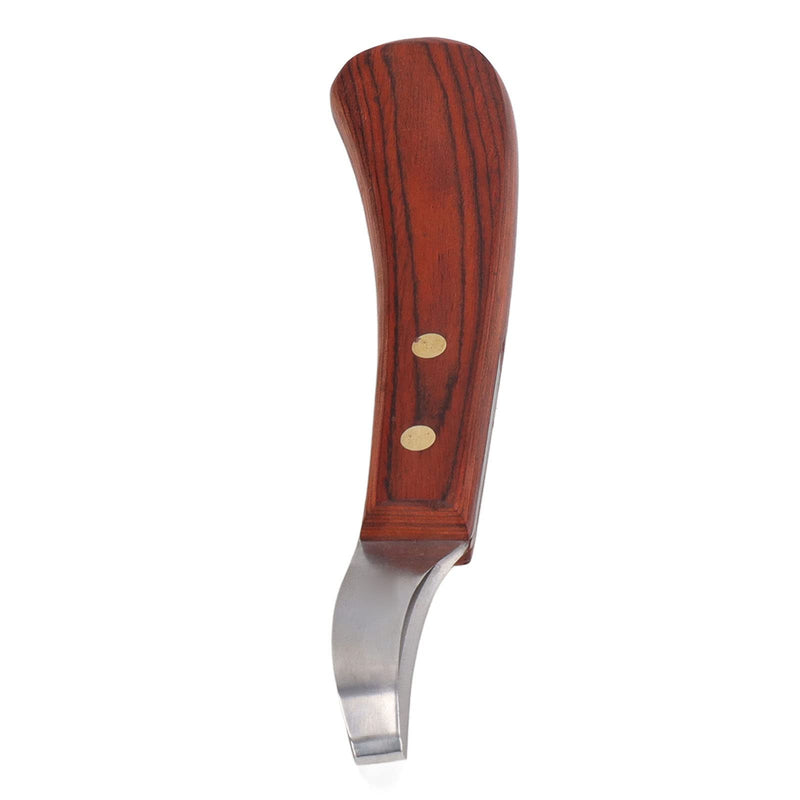 Hoof Knife with Wood Handle hoof Knife with Wood Handle, Professional Horse Hoof Care Tool, Multipurpose Trimming and Cutting for Cattle and Horses, Marechalerie Tools Cuidado de Los cascos