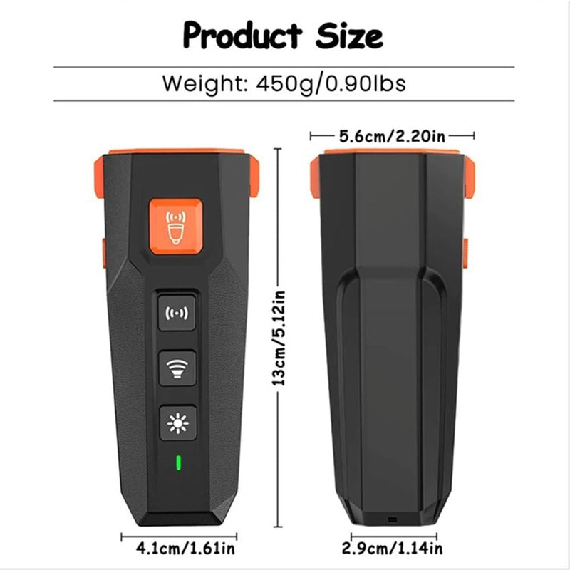 Anti Barking Device, 3X Emitter Power with 3X Stronger Coverage Most Effective Dog Bark Deterrent, Most Effective Training, User-Friendly, Dog Whistle to Stop Barking, Barking Silencer, Rechargeable