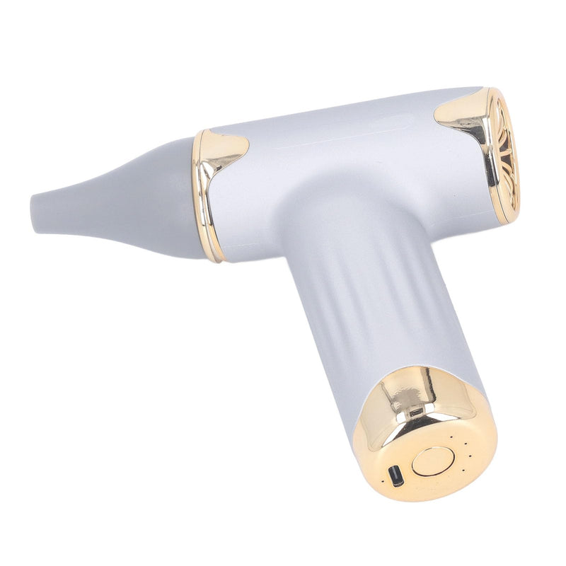 Tbest Pet Hair Dryer, High Speed 4 Levels Wind Bladeless 60W Electric Hair Dryer Handheld Dust Blower for Cats Dogs (Silver Silver - PawsPlanet Australia