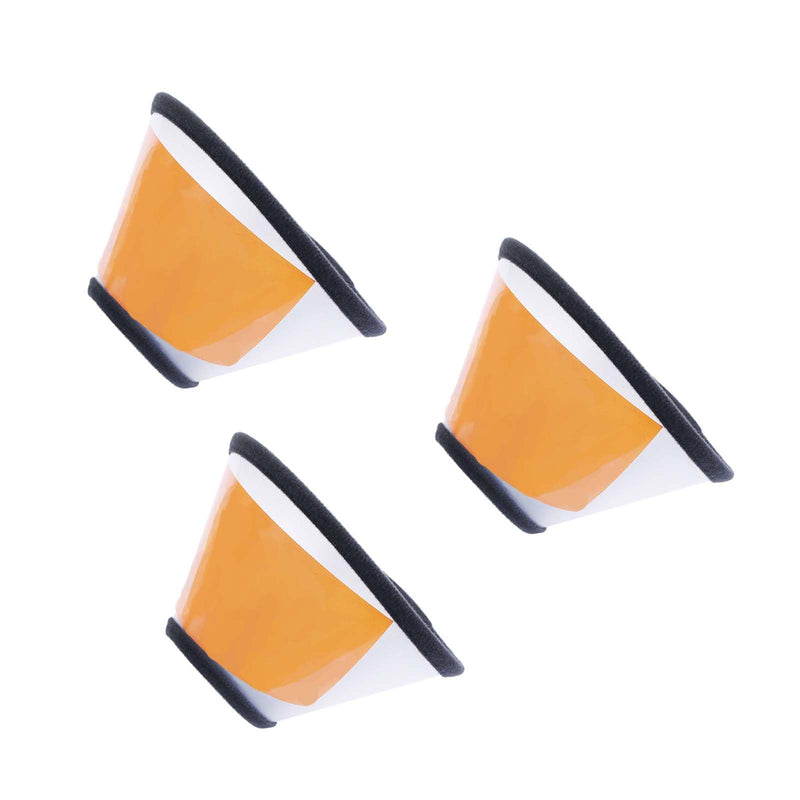 3Pcs Pets Protective Collar Pet Elizabethan Collar, Soft Edge Neck Cone, Adjustable Protective Collars for Medium Dog Cat (Neck:9.1-10.6inch)
