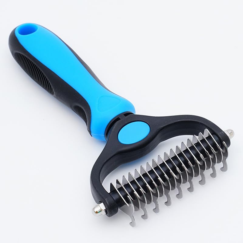 3-in-1 Pets Dog Deshedding Brush & Cat Grooming Tool with Comb, Rake for Shedding Control, Removes Loose Remover Hair & Mats, Pets Hair Removal Tool - PawsPlanet Australia
