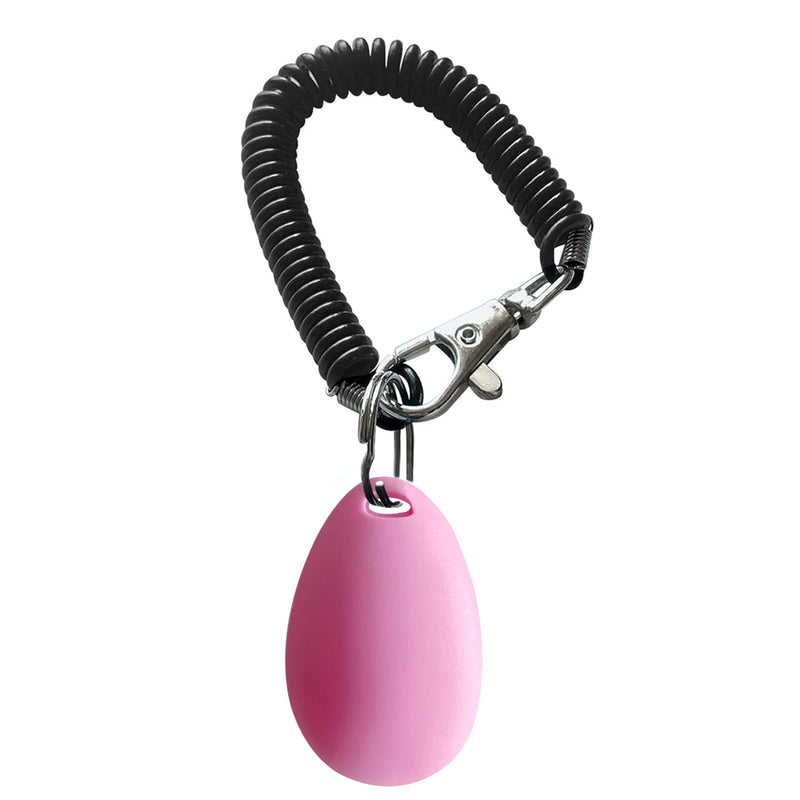 BONSO Dog Training Clicker with Adjustable Wrist Strap - Positive Reinforcement Pet Training Clicker for Dogs, Cats, and Puppies (Pink) Pink - PawsPlanet Australia