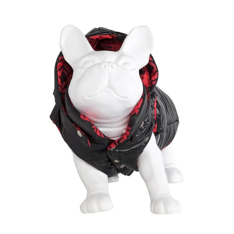 Ziggy Puffer Red Vest with Removable Hood Windproof Dog Winter Jacket Warm Dog Vest Cold Weather Pet Apparel for Small Medium Large Dogs (X-Large) X-Large - PawsPlanet Australia