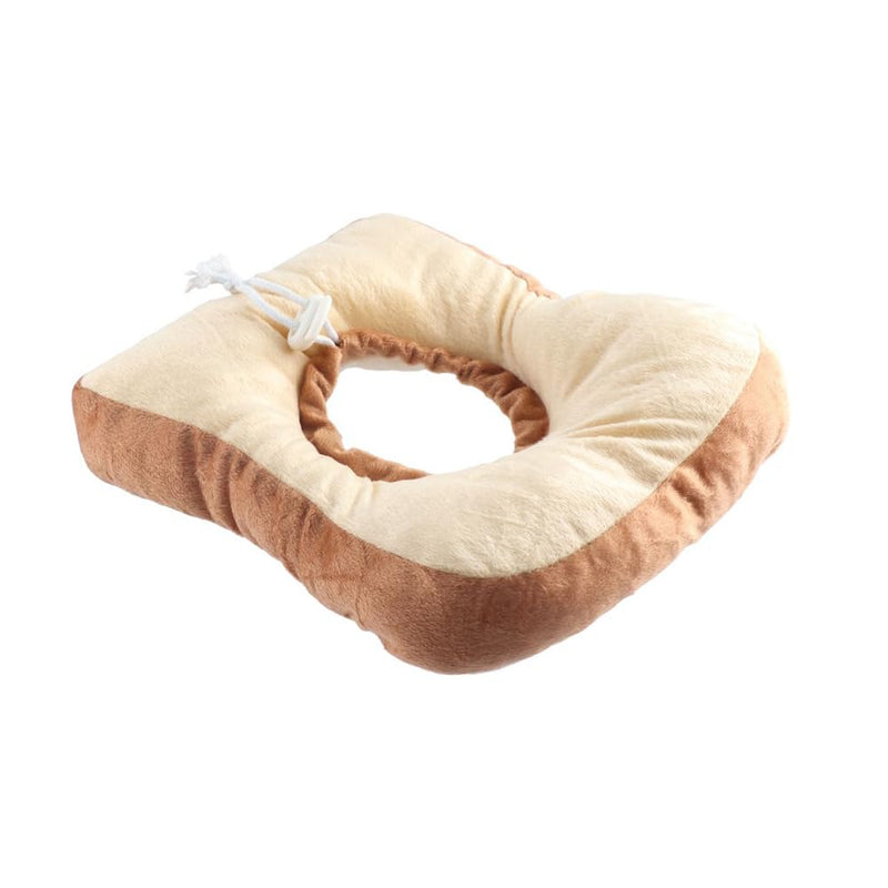 Cat Recovery Collar, Adjustable Cat Collar with Soft Edge, Cute Toast Neck Cone Collar Anti-Scratch Bite Creative Pet Collar for Kitten Cat - PawsPlanet Australia