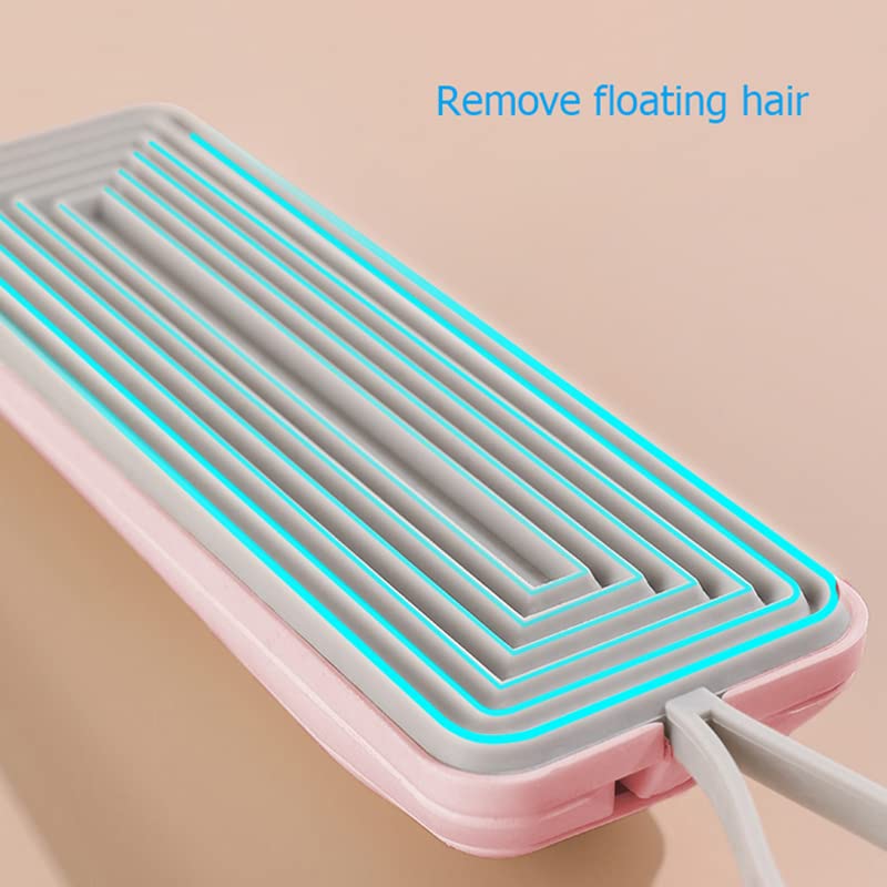 Cat Brush Dog Brush Foldale All-in-One Pet Brush Cat and Dog Grooming Brush Comb Deshedding Tool with Pet Hair Remover Roller for Dogs Cats Pet Pink - PawsPlanet Australia