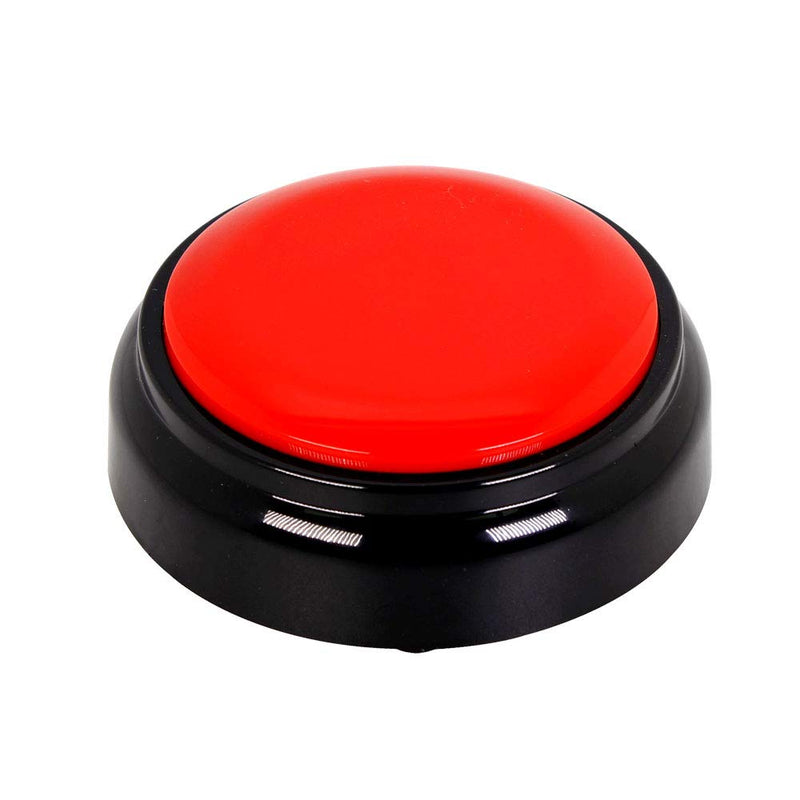 Voice Recording Button Easy Button Record 30 Seconds Talking Message Funny Office Gift Battery Powered Recordable Sound Buttons - PawsPlanet Australia