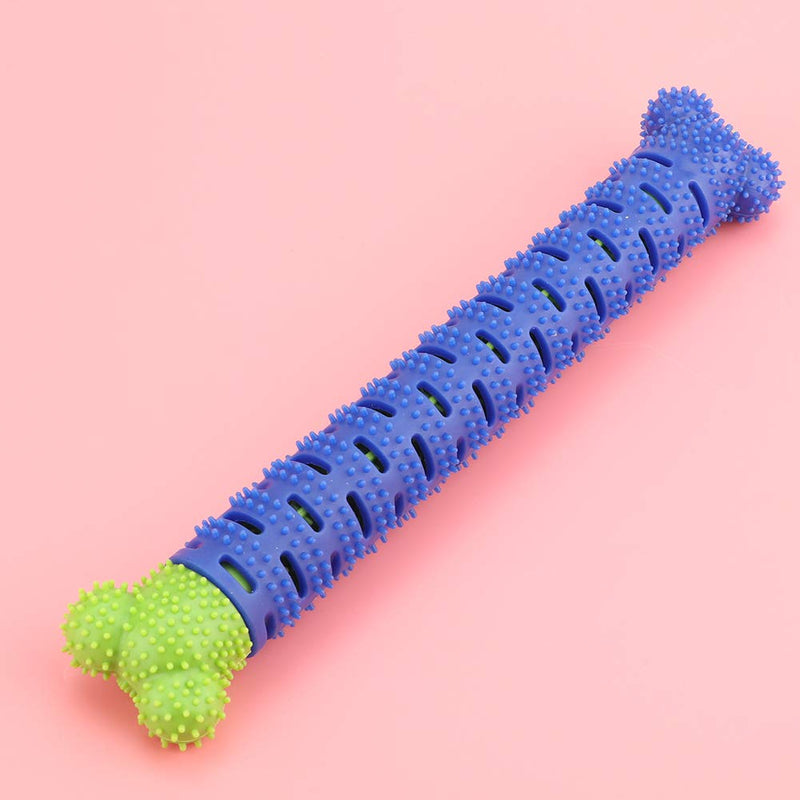 Silicone pet Toothbrush Stick, Multi Directional and Split Design for deep Cleaning, with Gum Massage nodules and Toothpaste Crevice, for Dogs Teeth Cleaning and Bad Breath
