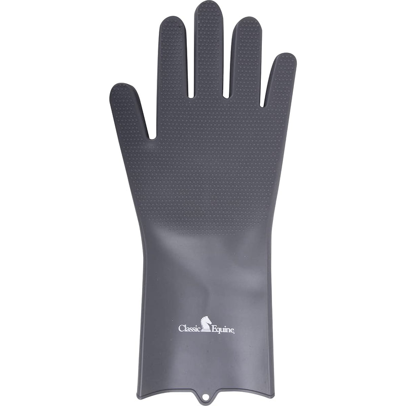 Classic Equine Grooming Wash Gloves, Grey - PawsPlanet Australia