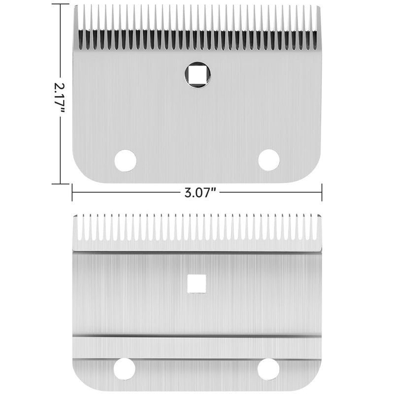 Horse Clippers Replacement Blades, Professional Stainless Steel Clipper Blades for Horse Equine Goat Pony Cattle, 35-Teeth - PawsPlanet Australia