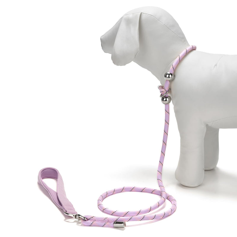 Slip Lead Dog Leash 5 Ft No Pull Reflective Nylon Dog Rope Training Leash with Padded Handle for Puppy Small Medium Dogs(Purple) Purple - PawsPlanet Australia