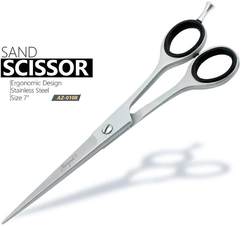 Haryali London 7" Pet Grooming Shears, Straight Dog Grooming Scissors - Stainless Steel Cat and Dog Grooming Scissors, Pet Hair Cutting, Trimming Tools - PawsPlanet Australia