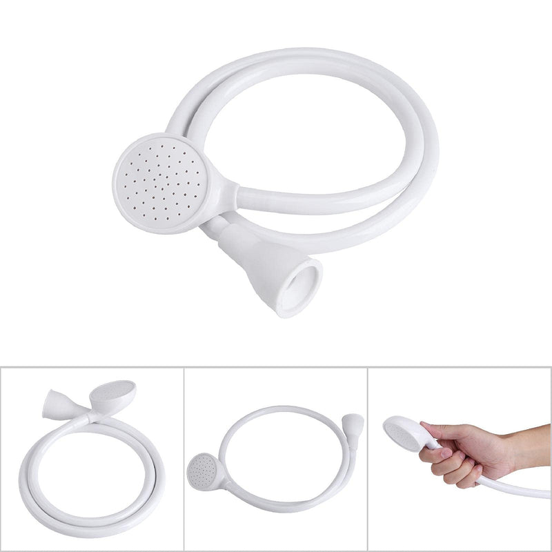 Milltrip Pet Shower Spray Hose, Pet Shower Spray Hose Push On Bath Tub Sink Faucet Attachment Washing Hair Hairdresser(Single ) Single Head - PawsPlanet Australia