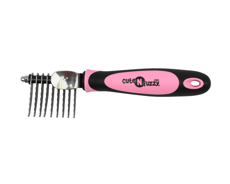 Pet Dematting Comb, Pink - PawsPlanet Australia