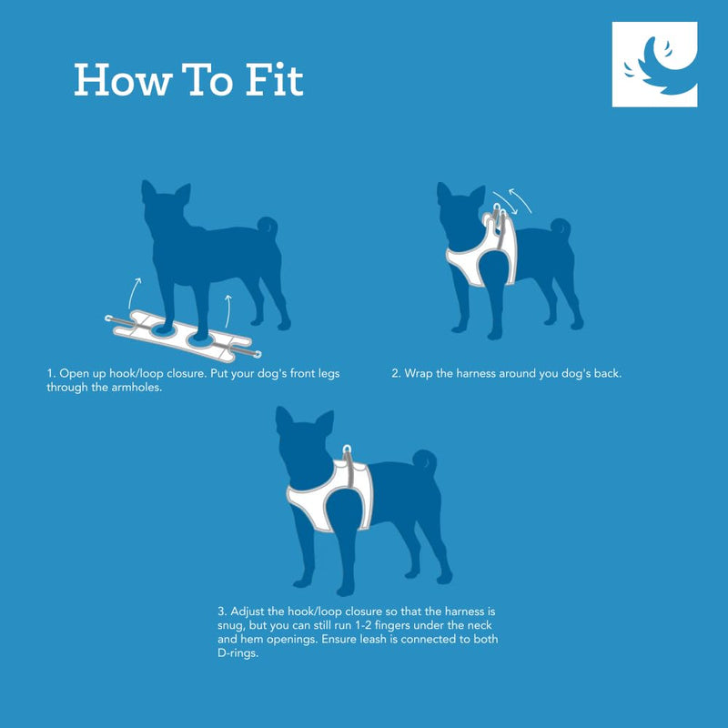 RC Pets Step in Cirque Soft Walking Dog Harness, X-Small, Tennis