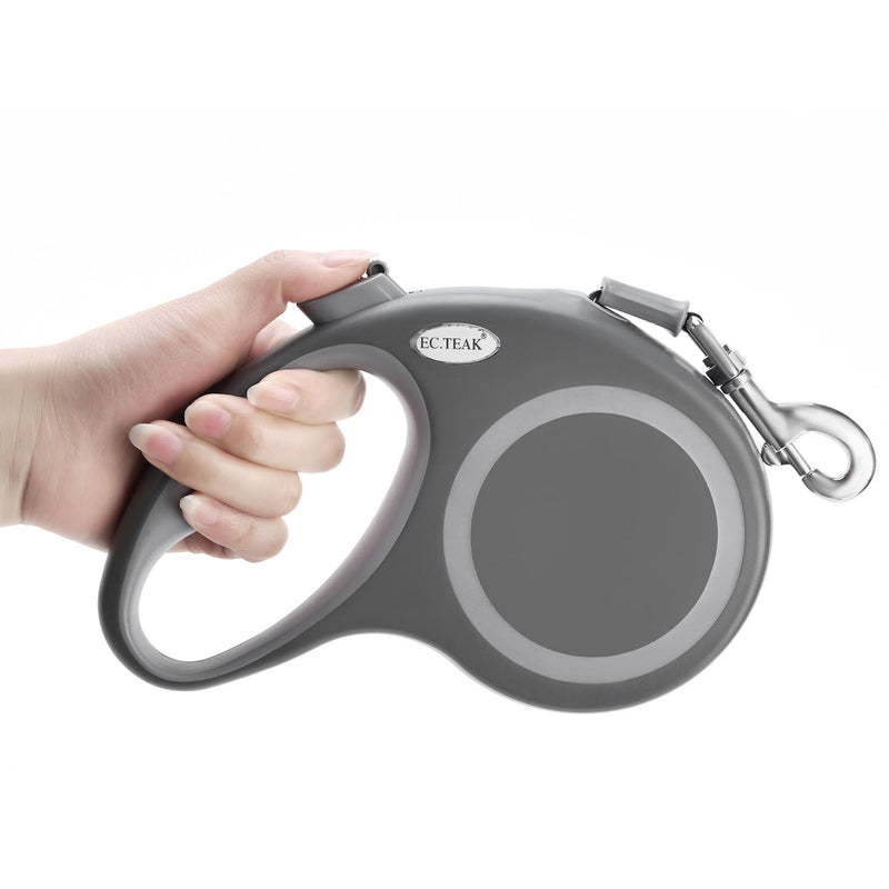 Retractable Dog Leash, 26 FT Retractable Leash for Dogs Up to 110 LBS, One Button Break & Lock, No Tangle (Dark Gray, 26 FT（50-110 lbs）) 26 FT（50-110 lbs） Dark Gray