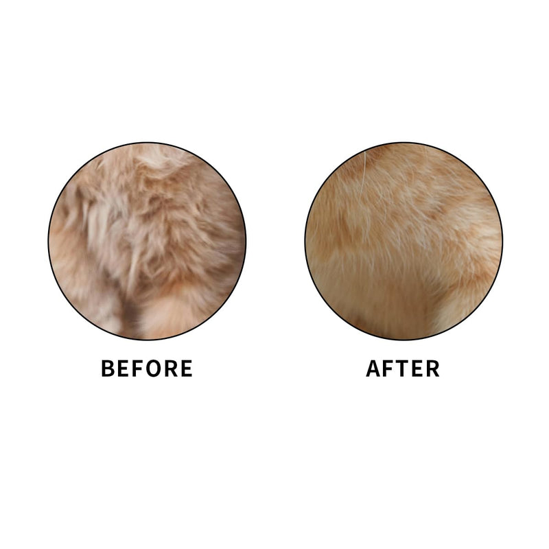 2PCS Cat Comb Dog Hair Comb，Pet Grooming Cleaning Comb，Pet Hair Removal Tool with Release Button - PawsPlanet Australia