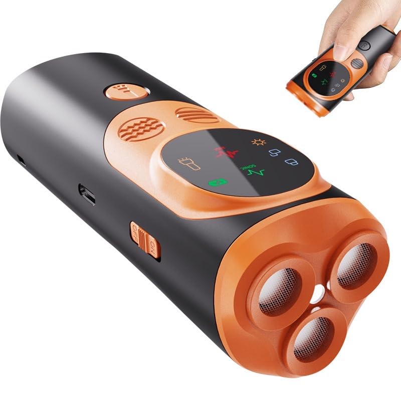 Ultrasonic Dog Bark Deterrent Device – Anti-Barking Training Control System | 50 Ft Range, Adjustable Sensitivity, Safe Humane Sonic Dog Trainer for Indoor & Outdoor Use - PawsPlanet Australia