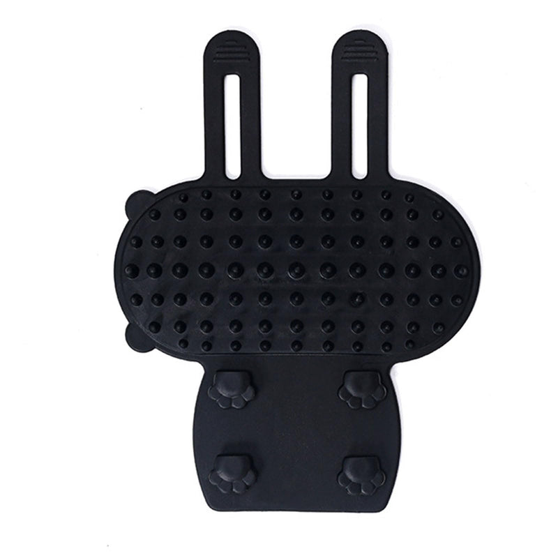 Groomer Brush,Grooming Brush for Cats Scratch Massage Brush Cats Self Groomer Scratcher Comb Cats Corner Groomer for Cats Soothing Rel Black - PawsPlanet Australia