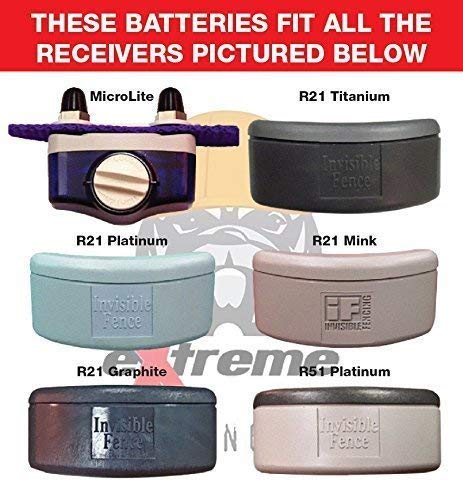 Invisible Fence Brand with Compatible Battery-R21/R22/R51/Microlite- Re-Designed 5-Pack - PawsPlanet Australia