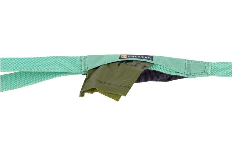 Ruffwear, Hi & Light Dog Leash, Ultralight 4.5 ft Lead with Lockable Swivel Crux Clip and Pick‑Up Bag Pocket, Minimalist Packable Webbing for Everyday Walks, Sage Green - PawsPlanet Australia