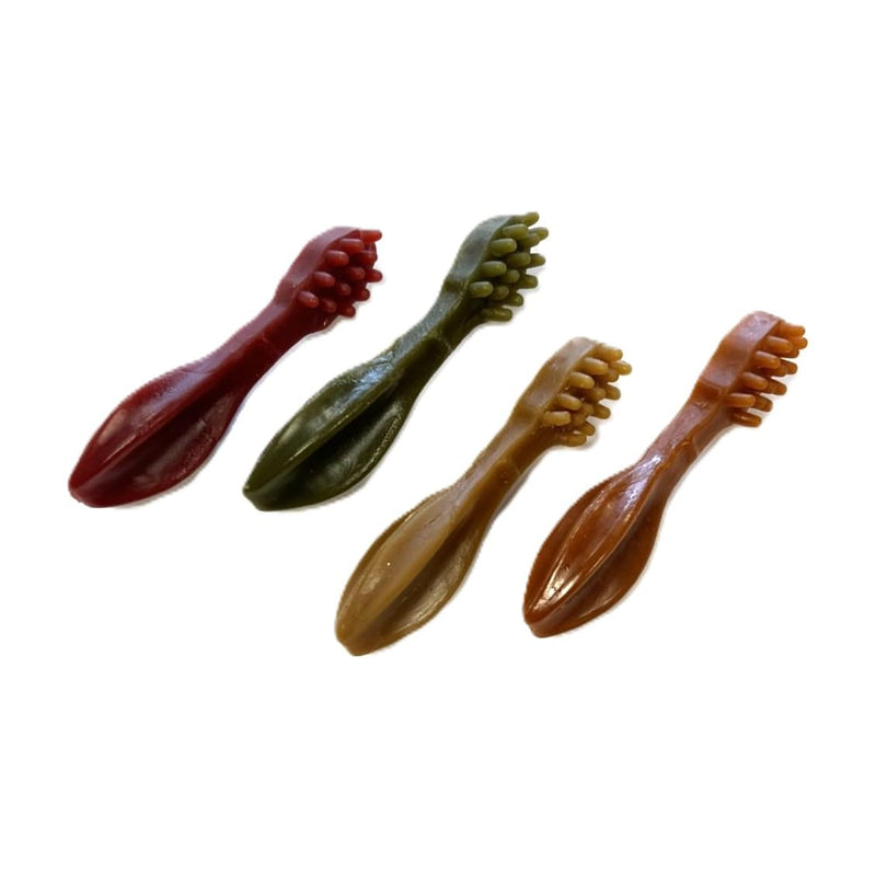 10 x Large Toothbrush Vegetarian Dog Treats Chews 100% Meat-Free 100% Natural Vegetable Toothbrushes DCP