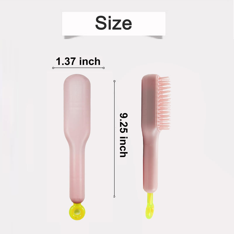 Scalable Small Grooming Dog Brush, Puppy Massaging Hair Brush, for Small Dogs Cats Rabbits of All Hair Types (Deep Pink) Deep Pink - PawsPlanet Australia