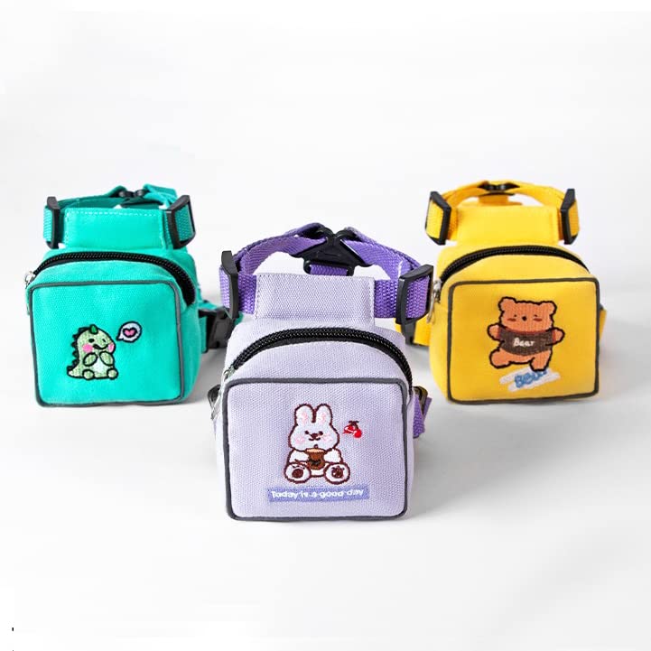 Dog Backpack Harness, Dog Cute Plush Backpack with Pocket,Cartoon Backpack for Dog to Wear for Travel Camping Hiking, Adjustable Dog Harness Vest with D-Ring for Cats Small Medium Dogs Small size for 3.3-7.7lb pets Rabbit - PawsPlanet Australia