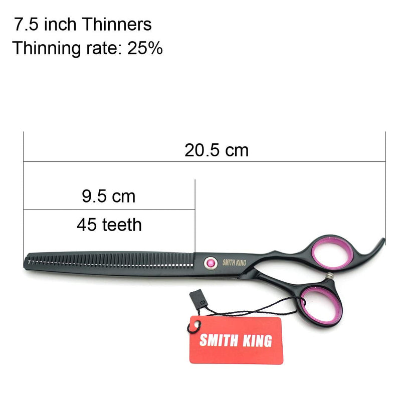 Smithking 8.0 inches Professional Dog Grooming Scissors Set chunkers Scissors - PawsPlanet Australia