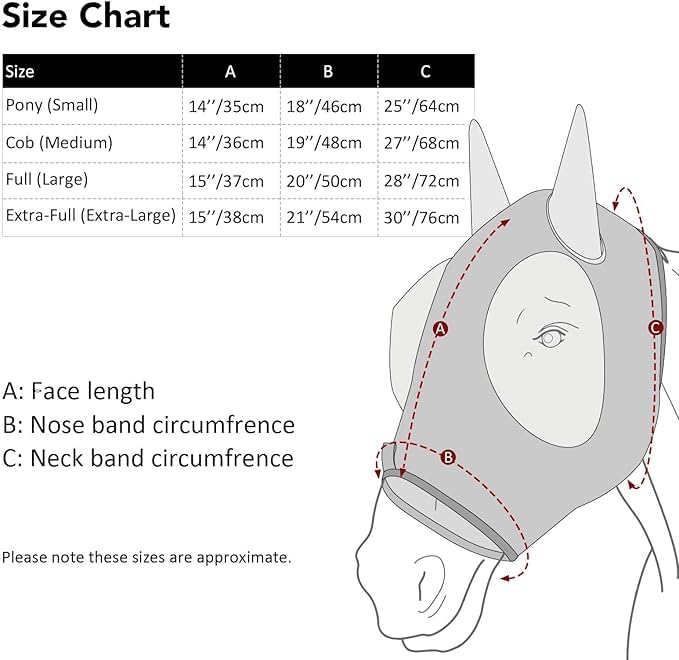 Stretchy Horse Fly Mask with Ears,Extra-Large Eyes & Mane Opening – Soft, Breathable Fly Mask for Horses, Tangle-Free Design, Enhanced Visibility (Purple Leaves, Full (Large)) Full (Large) Purple Leaves - PawsPlanet Australia