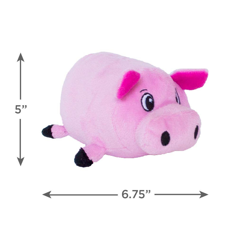 Outward Hound Fattiez Pig Plush Squeaky Dog Toy, Small - PawsPlanet Australia