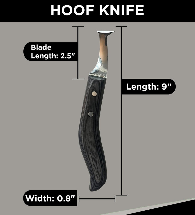 Farrier Tools Super Sharp Hoof Knife - Brown and Black Hoof Knife