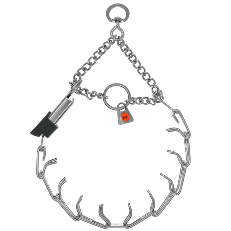 Herm Sprenger Dog Training Prong Collar with Quick Release ClicLock Buckle for Small Medium Large Dogs Stainless Steel Collar for Dogs Made in Germany (16in x 2.25mm) 16in x 2.25mm (neck size up to 13in) - PawsPlanet Australia