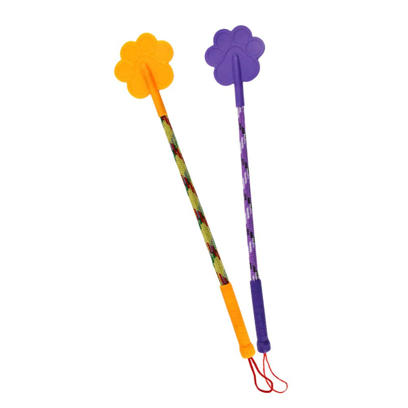 balacoo 2Pcs Pet Training Stick Rubber Paw Shape Dog Training Pat Cat Whip Pet Training Tool Dog Training Tool for Dog Puppy Cat (Random Color) - PawsPlanet Australia