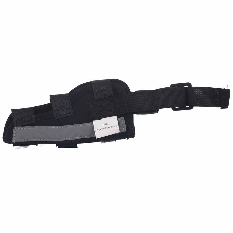 Naroote Dog Brace Hind Leg, Dog Knee Brace Dog Leg Braces For Back Leg Puppy Rear Leg Protector Stable Support Knee Pads For Surgery Recovery, Black (XXS)
