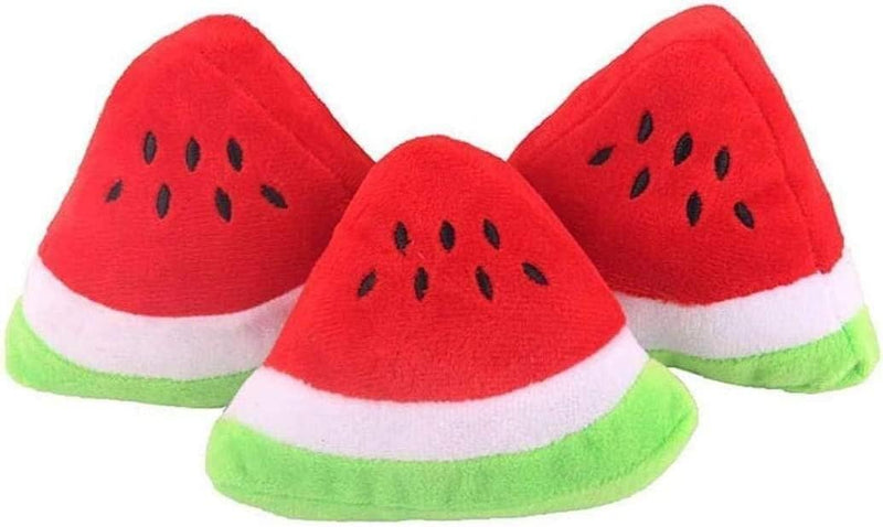Pet Toy Chew Squeaker Squeaky Plush Cotton Triangle Ball Watermelon Sound Toys Puppies Small Dog Squeak Toys Useful and Deft Pet Supplies - PawsPlanet Australia