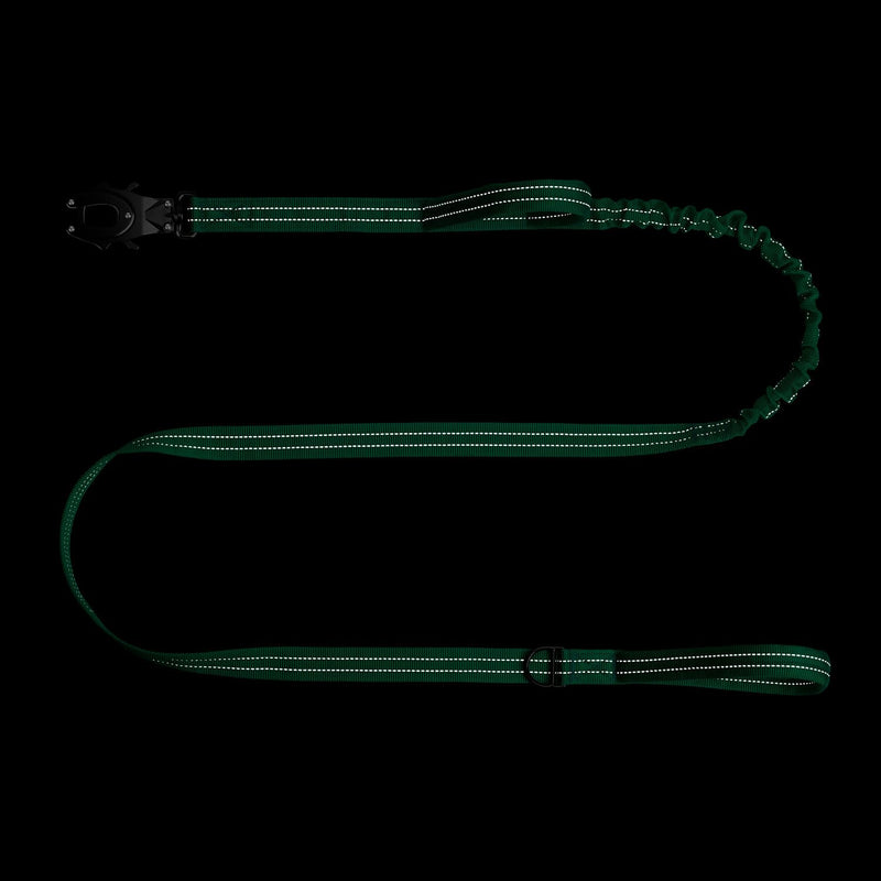 ICEFANG Relfective Dog Leash for Medium Large Dogs,K9 Training Walking Lead with Double Handle,Heavy Duty Auto-Lock Metal Clasp (6ft, Teal) 6 ft (No bungee) - PawsPlanet Australia