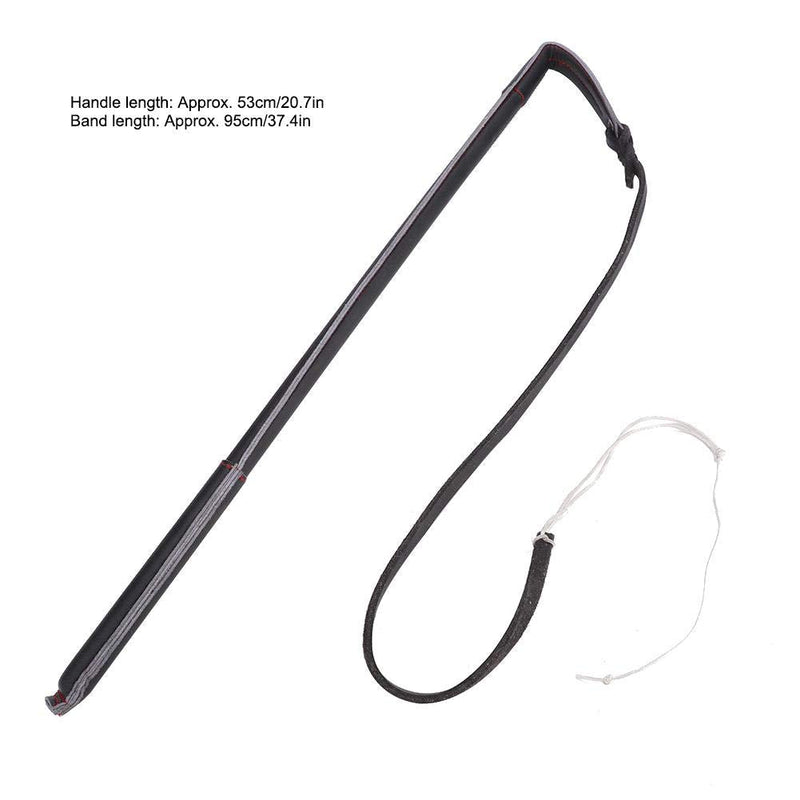 Pssopp Cowhide Dog Agitation Whip, Dog Teaser Wand Dogs Training Whip Outdoor Playing for Pulling Chasing Chewing Teasing Training - PawsPlanet Australia