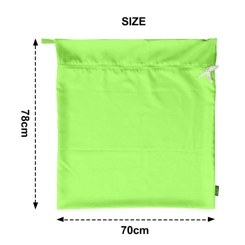 Harrison Howard Pet Washing Bag Dog Cat Horse Hair Laundry Bag for Rug Sheet Boots Pets Laundry Helper Neon Green