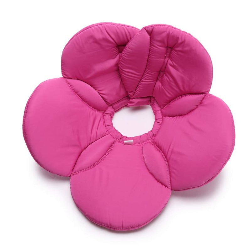 Dog Collar, Pet Cone E-Collar Flower Soft Elizabethan Waterproof Grooming Recovery Protecive Adjustable Collar for Puppy Small Medium Dogs (M Neck: 11-13in, Purple) M Neck:11-13in - PawsPlanet Australia