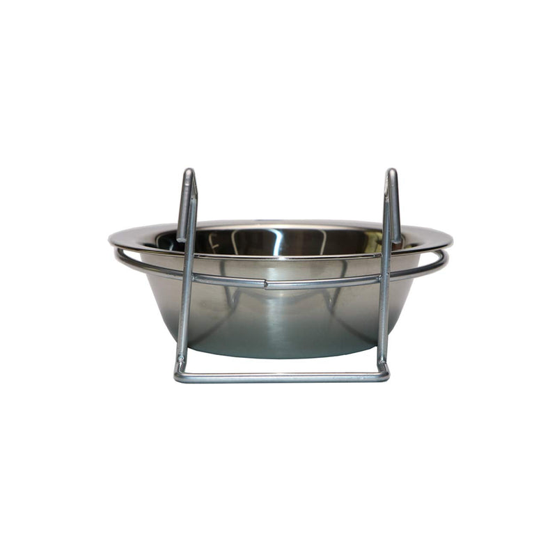 Wontee Pet Bowl Stainless Steel Hanging Food Water Cup Feeder with Hook Detachable for Dogs Cats Kennel, Bird Parrot Rabbit Cage S - PawsPlanet Australia