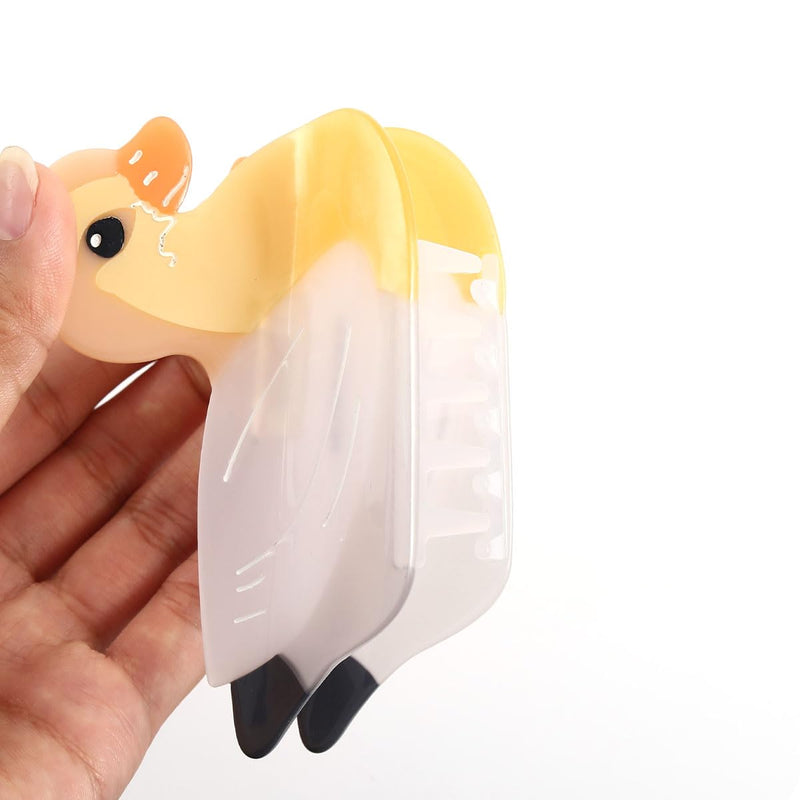 Acetate Duck Hair Claw Clip,Goose Shape Animal Hair Clip，Big Shape Hair Clips for women,Cute Funny Gift for Girls Animal Barrettes