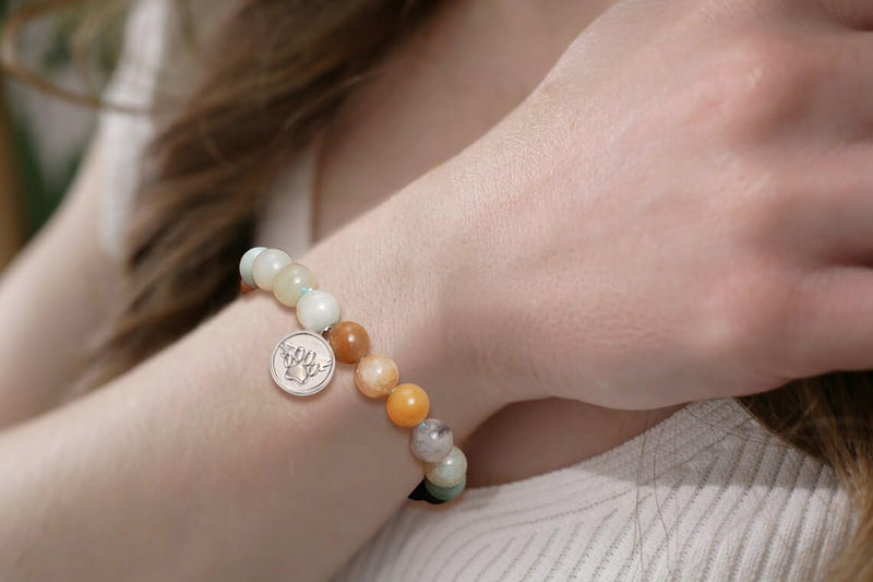 Rainbow Bridge Pet Bracelets Pet Memorial Gifts Loss of Pet Sympathy Gift Dog&Cat Pet Memorial Gifts Wing Palm Bracelet for Loss of Pet Gift - PawsPlanet Australia
