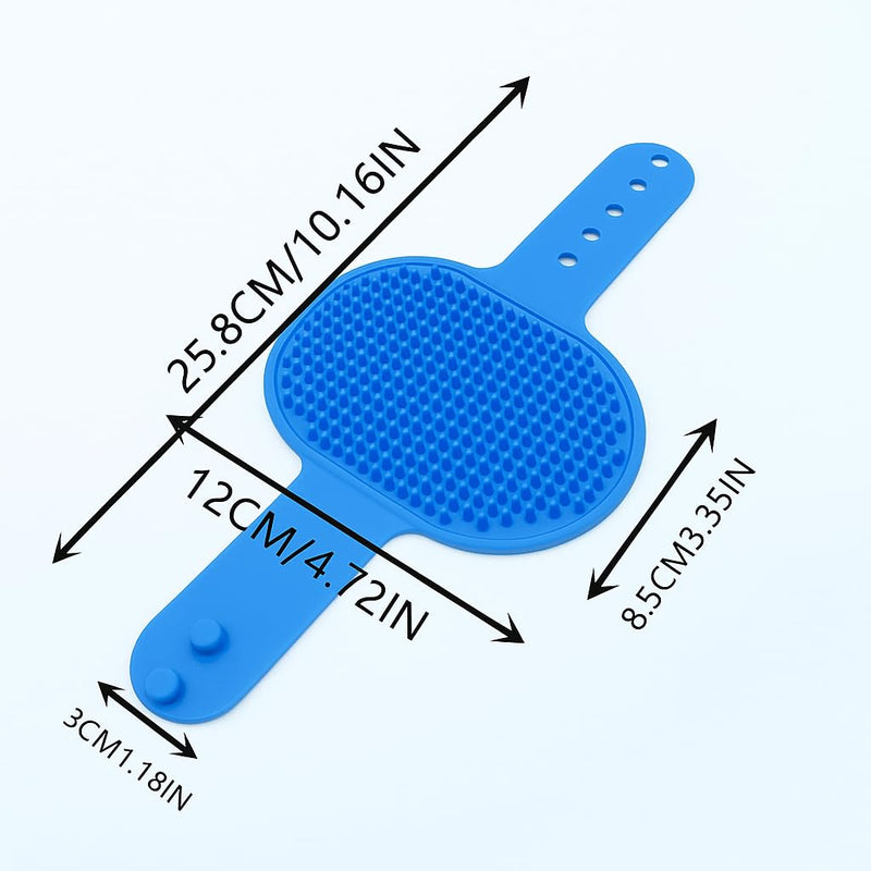 Self Cleaning Slicker Brush, Dog Cat Bunny Pet Grooming Shedding Brush, Easy to Remove Loose Undercoat, Pet Massaging Tool Suitable for Pets with Long or Short Hair (Blue) Blue - PawsPlanet Australia