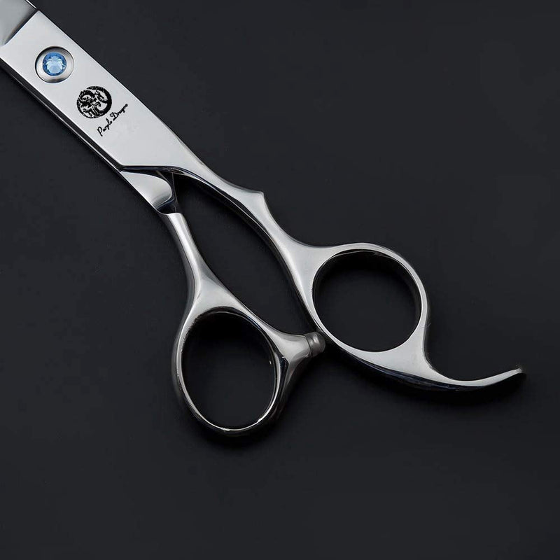 Purple Dragon 10 Inch Sharp Edge Salon Hair Cutting Shears - Pet/Dog Grooming Scissors with Bag - Perfect for Barber or Pet Groomer (10 inch) - PawsPlanet Australia