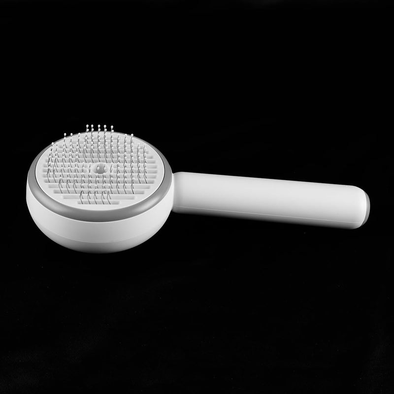 Sarini Self Cleaning Dog Cat Hair Brush for Shedding Slicker Grooming Brush with Water Tank Skin-Friendly Pet Detangler Spray for Dematting and Grooming