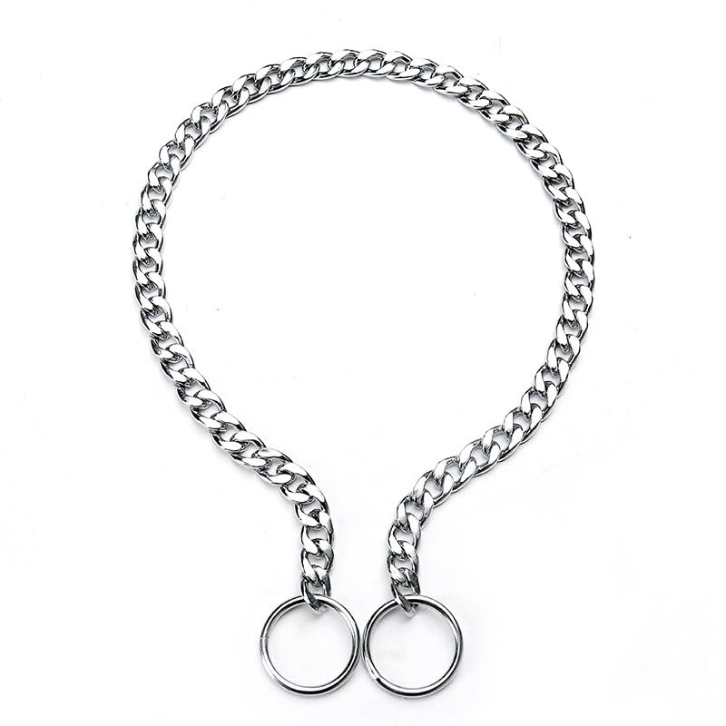 Choke Collar for Dogs Large Breed, Dog Chain Collars Slip P Chain Choke Metal Link Training Heavy Duty Martingale Dog Collar for Xs Small Medium Large Big XL Breed Dogs, XL - PawsPlanet Australia