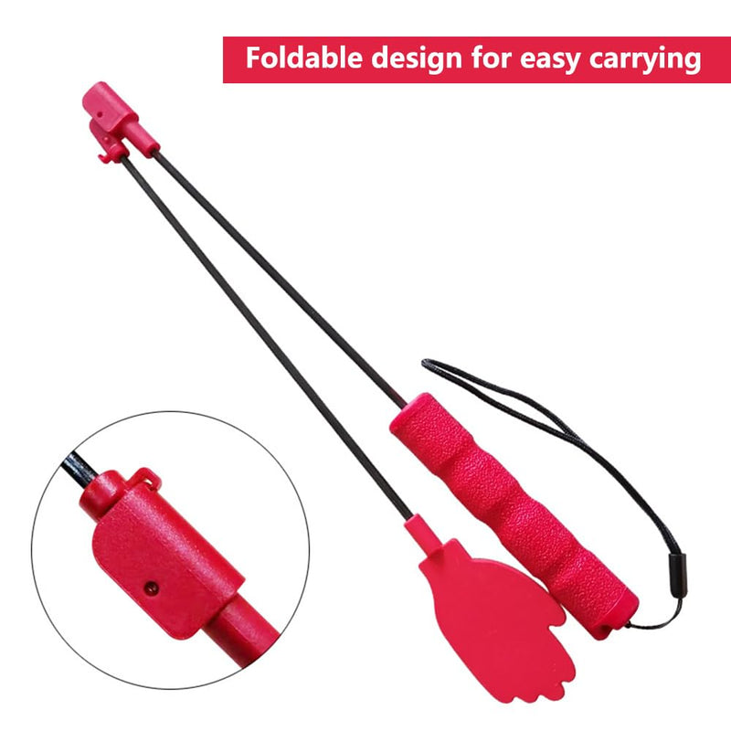 Collapsible Portable Dog Training Stick,Silicone Durable Dog Training Whip with Anti-Slip Handle,Outdoor and Indoor Training Dog Tools,Puppy Training Whip Exercise Accessory - PawsPlanet Australia