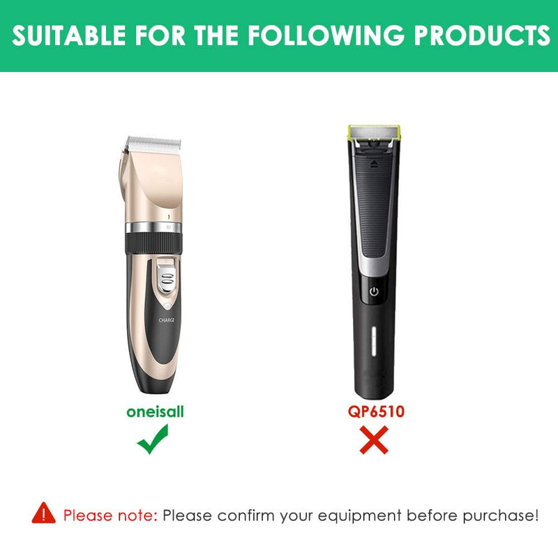 for Oneisall Charger, Replacement Charger Compatible with Oneisall Low Noise Dog Clippers Cordless Electric Quiet Hair Clippers Power Cord Adapter - PawsPlanet Australia